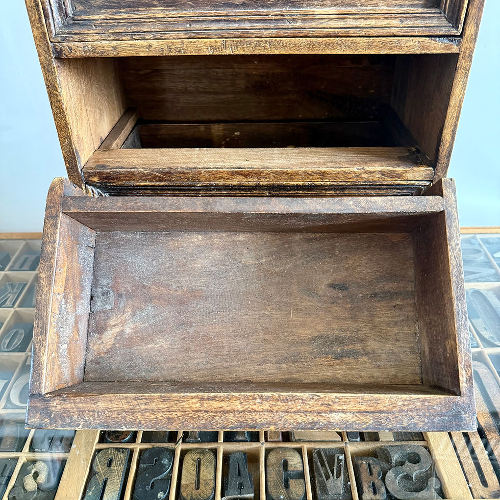 Thumbnail: Vintage apprentice piece chest of drawers