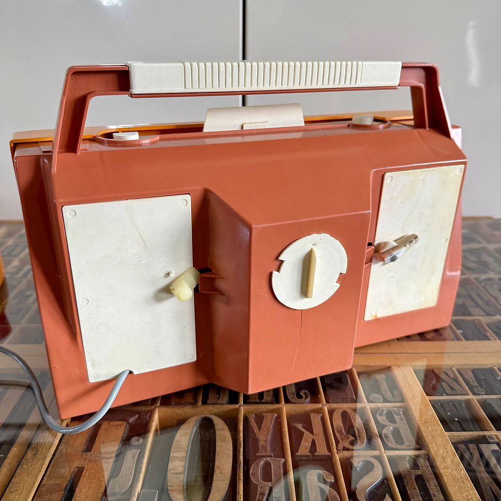 Thumbnail: Vintage 1960s PalitoyTel-A-Story toy tv set