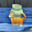 Thumbnail: FINE ART CERAMIC JUG WITH GINGER CAT AND URN