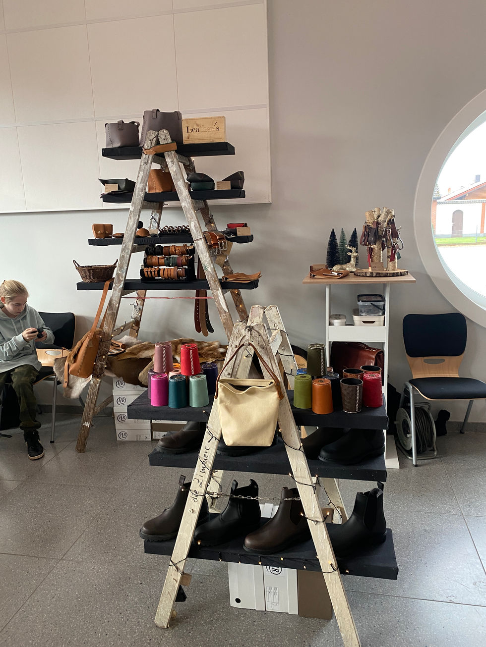 Adventsbasar Seth Lederwaren Geschenke