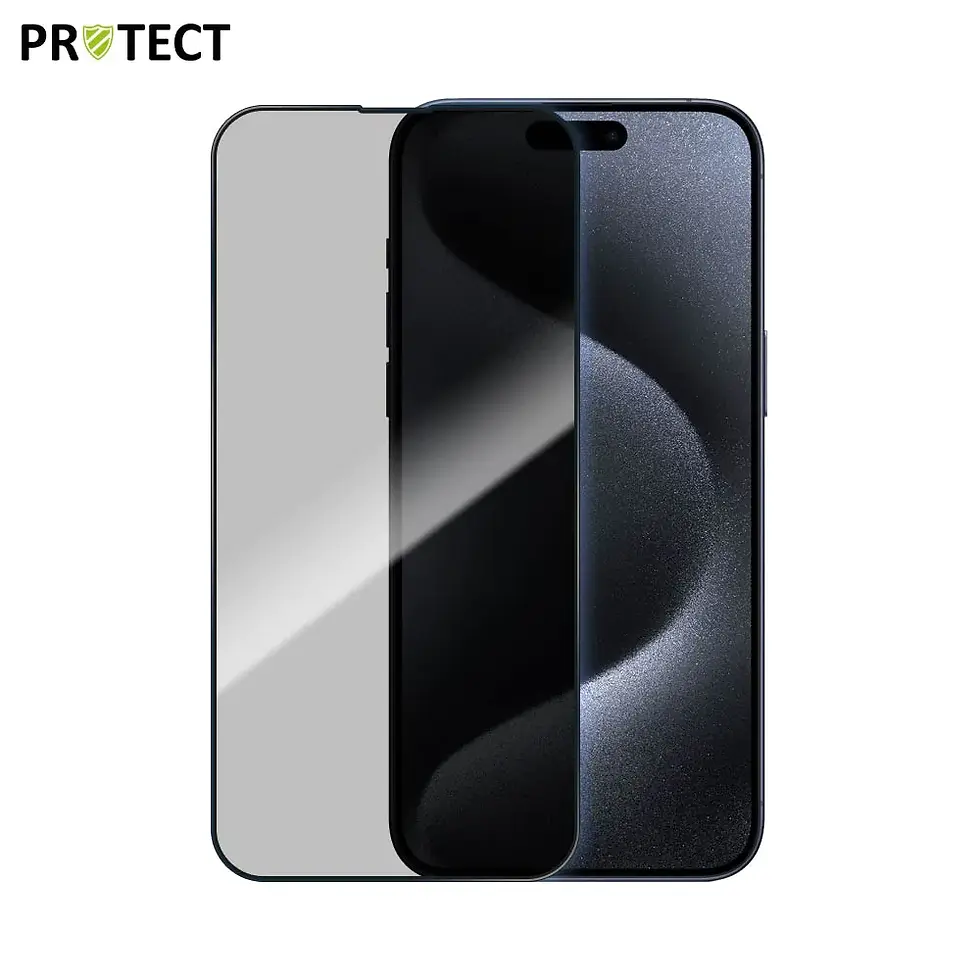 Verre Trempé PRIVACY PROTECT pour Apple iPhone 16 Pro Max Transparent