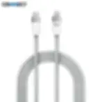 Miniature : Câble Data Type-C vers Lightning CONNECT MC-CLB3 Nylon Tressé (1m) Blanc