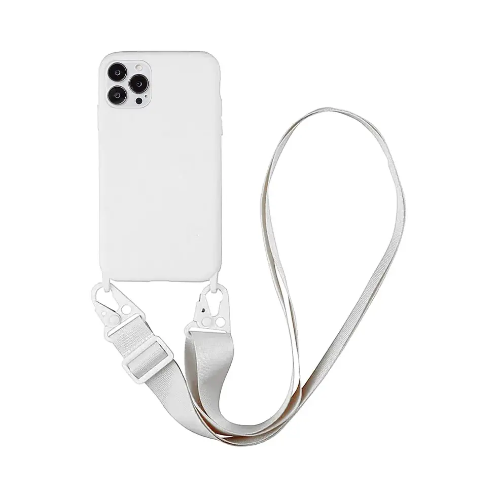 Miniature : Coque Silicone avec Bandoulière Apple iPhone