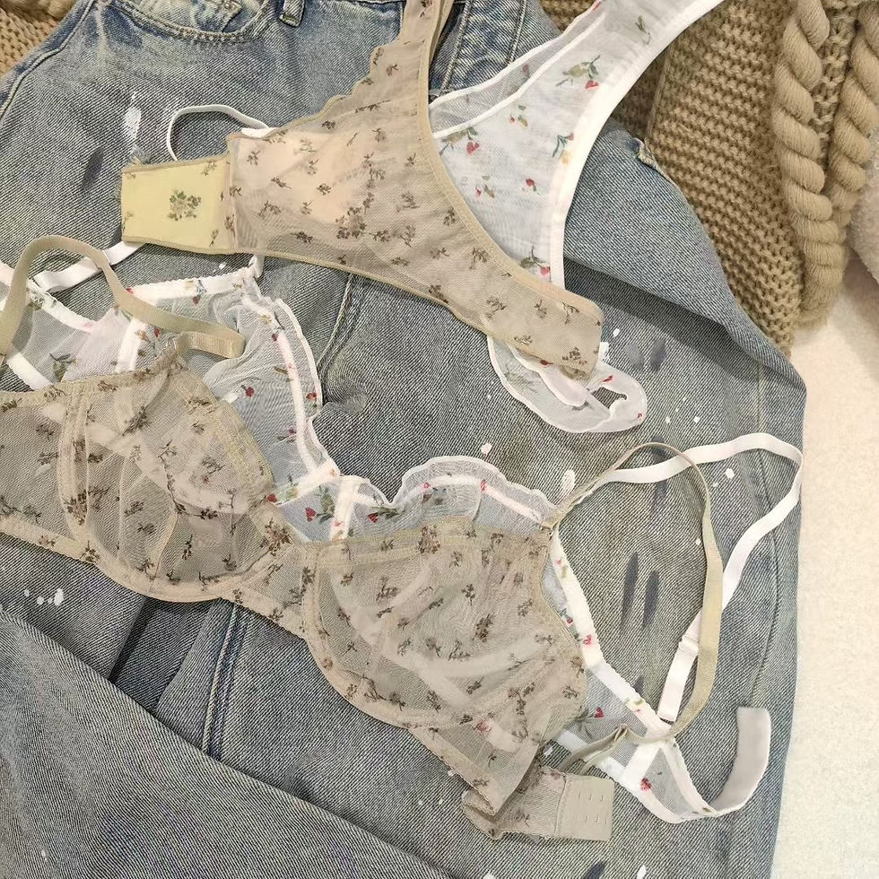 Miniatura: Conjunto Rosé Fleur™ Floral em Tule Bordado