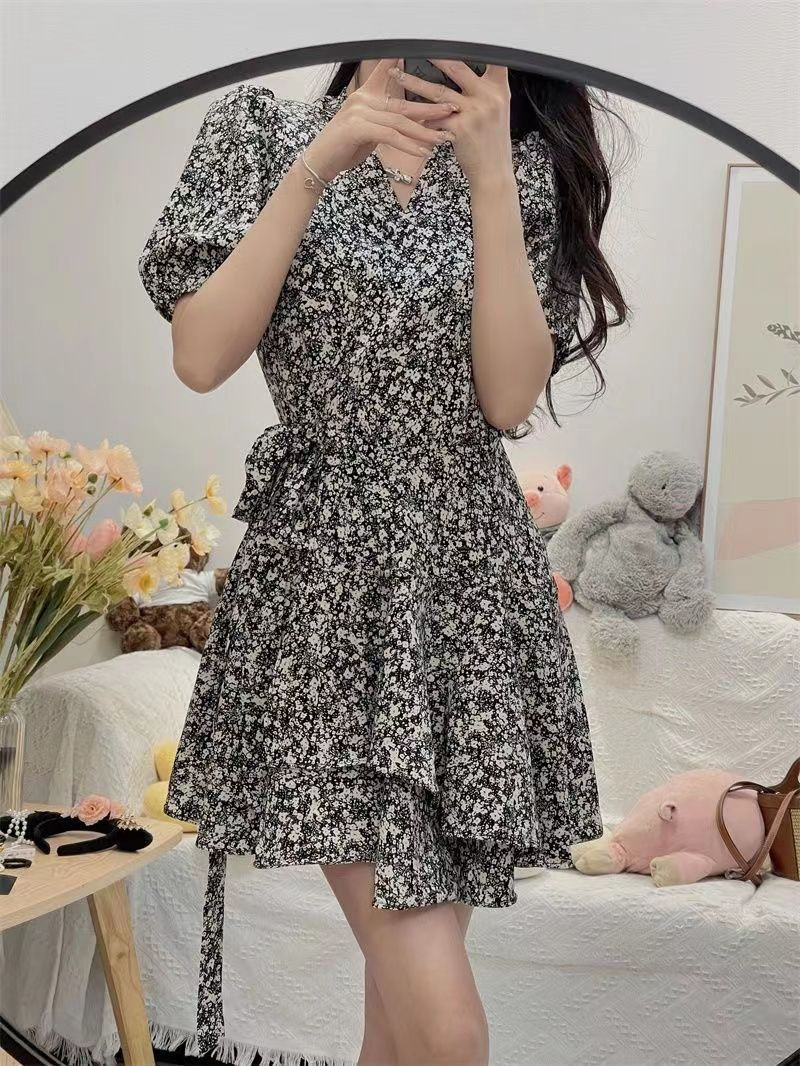 Miniatura: Vestido Aurora Florença™ | Floral Delicado, Caimento Leve e Elegância para T