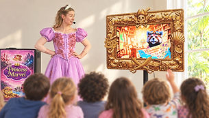 Princess Marvel performing the Princess and Pirate Adventure at Kandima Maldives
