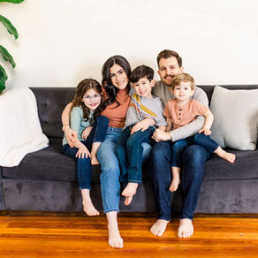 Studio Lifestyle Portrait Session | Nashville, TN | The Stickel Family | Janet Henry Photography