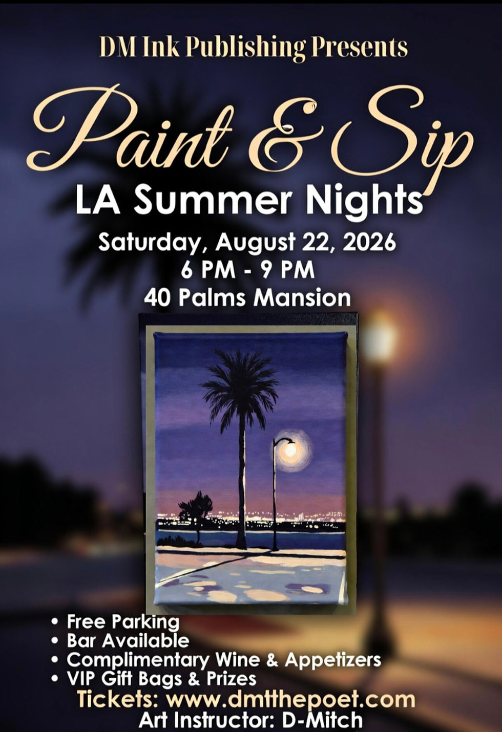 Paint & Sip Event