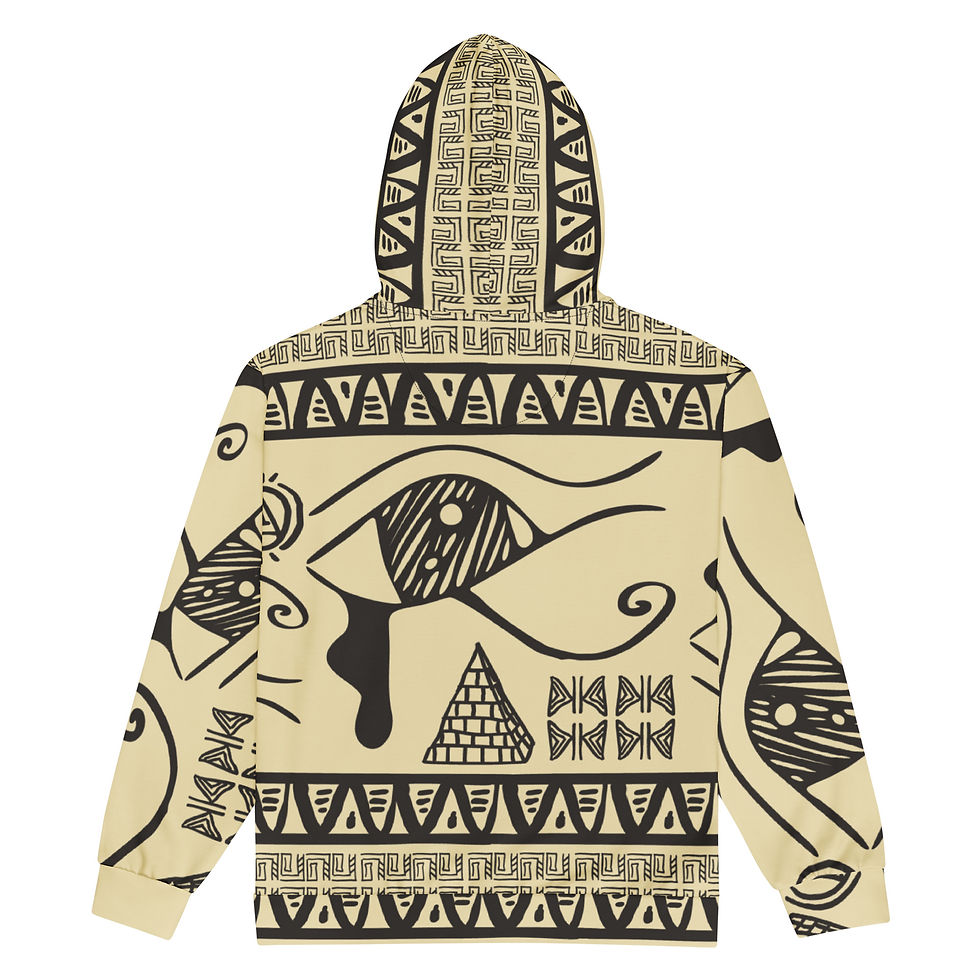 Thumbnail: Pyramid Unisex zip hoodie