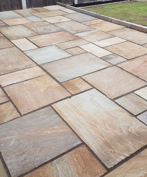 Thumbnail: Rippon Buff Sandstone Paving