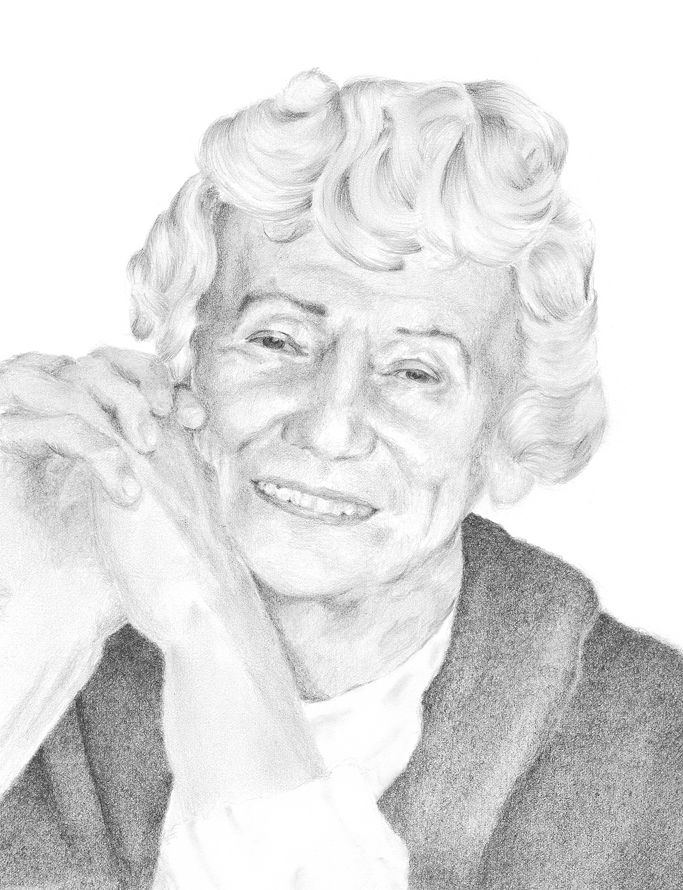 Valérie, Graphite 9 x 12_, 2018_