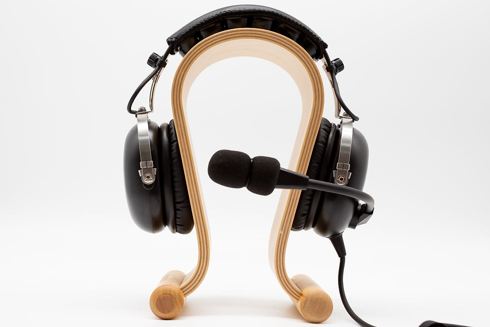 ANR Headset with Bluetooth front view