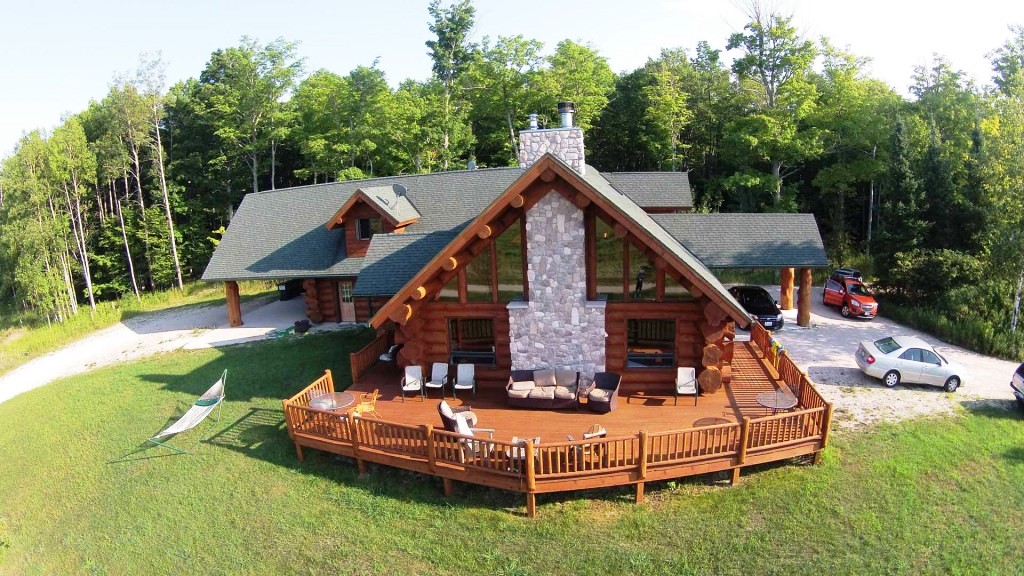 Door County Log Cabin Log Retreat Fish Creek Vacation Rental