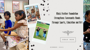 The Black Feather Foundation Image Header for news article August 2025