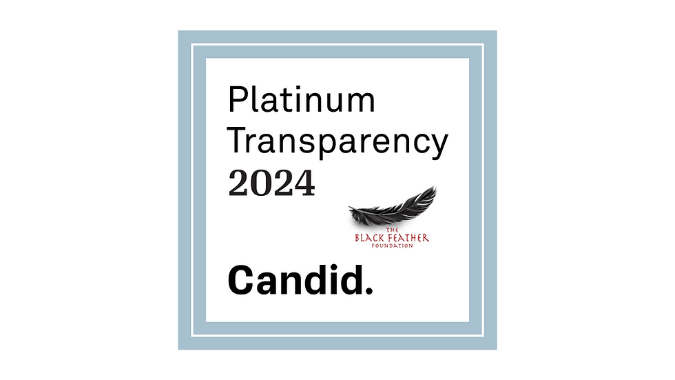 The Black Feather Foundation Achieves Platinum Status on Candid: Join Our Transparent Mission