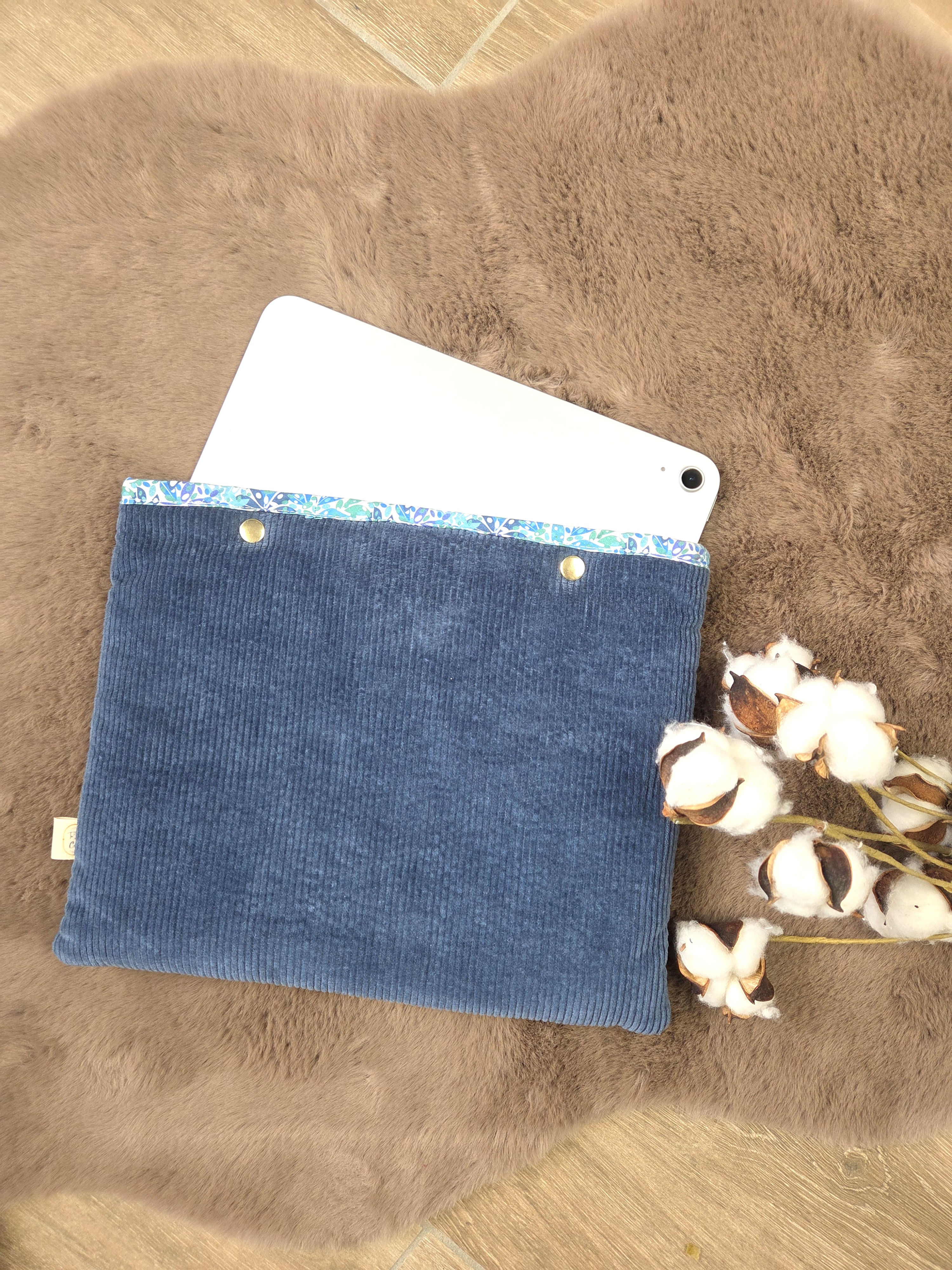 Pochette protège tablette bleu à partir de