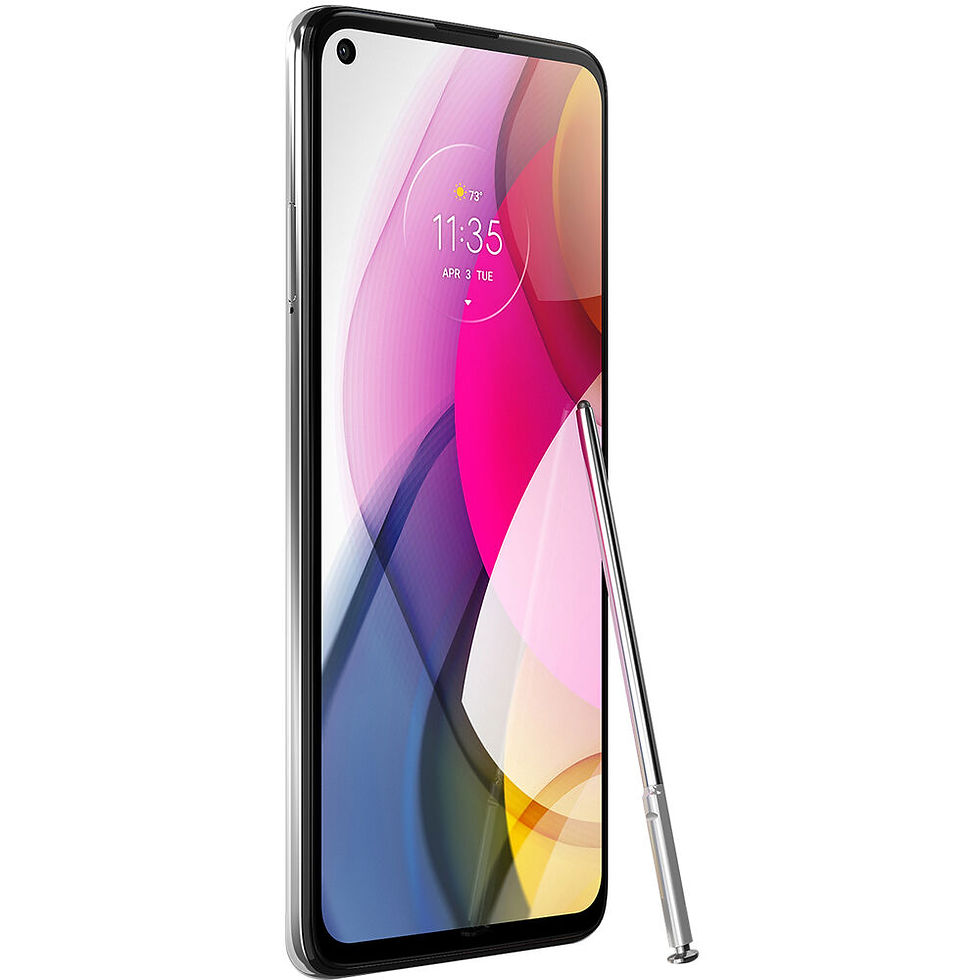 Thumbnail: Moto G Stylus 128GB Smartphone (Unlocked, White, 2021)