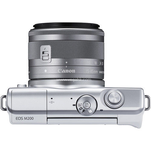 Thumbnail: Canon EOS M200 Mirrorless Digital Camera with 15-45mm Lens (white)