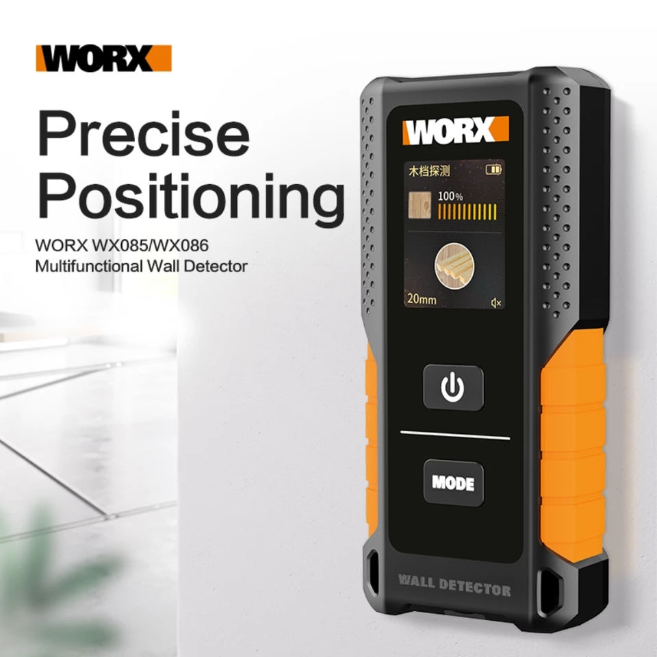 Thumbnail: Worx Stud Finder WX085 Multifunctional Wall Detector 