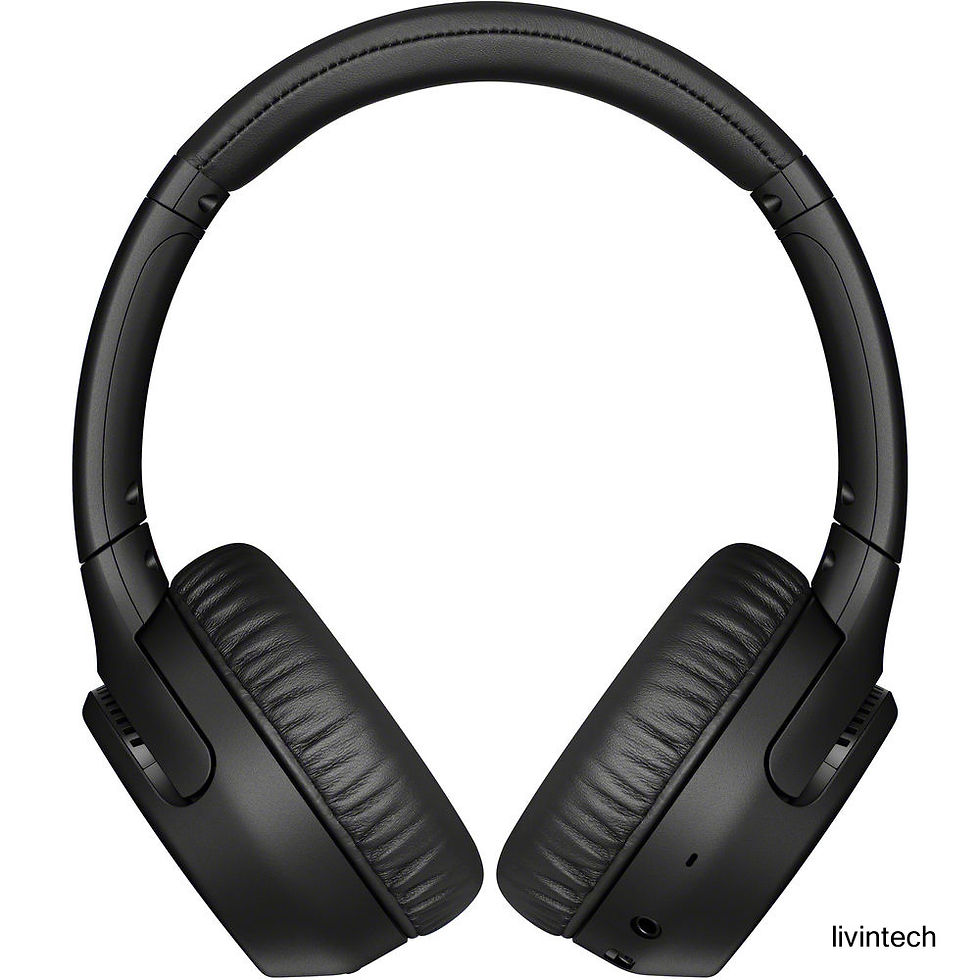 Thumbnail: Sony WH-XB700 Wireless On-Ear Headphones (Blue)