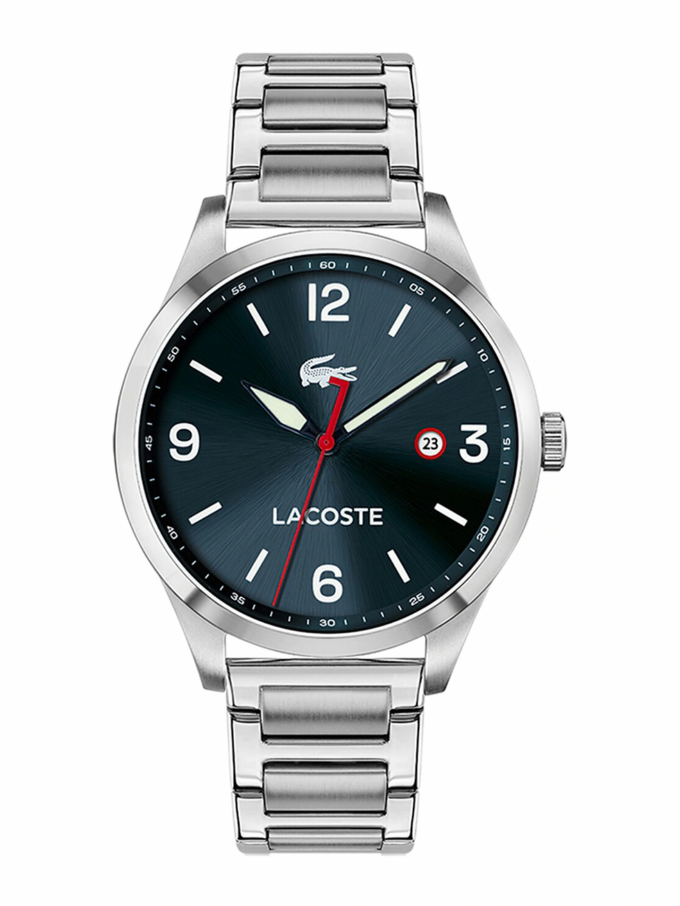 Thumbnail: Lacoste Men Navy Blue Traveler Analogue Watch 2011108