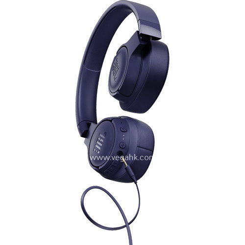 Thumbnail: JBL TUNE 750BTNC Noise-Canceling Wireless Over-Ear Headphones (Blue)