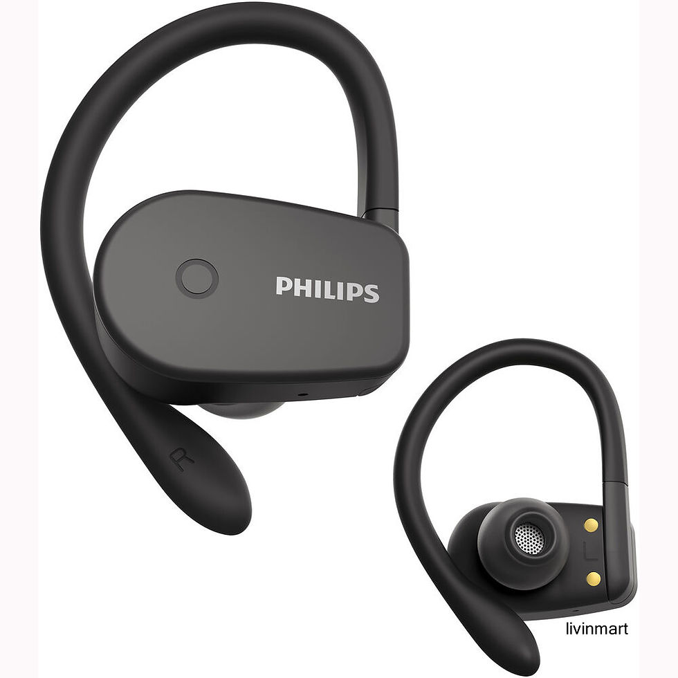 Thumbnail: Philips True Wireless In-Ear Sport Headphones (Black)