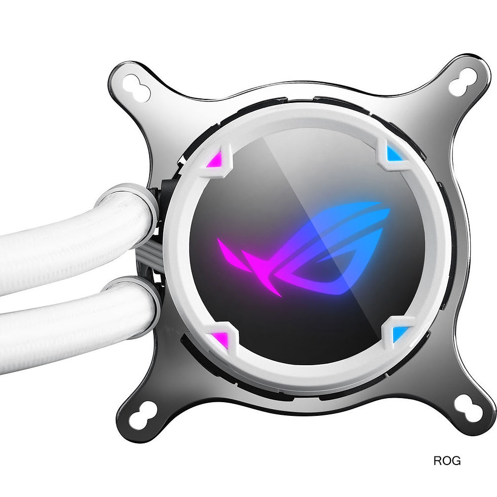 Thumbnail: ASUS Republic of Gamers Strix LC 240 RGB Liquid CPU Cooler (White Edition)