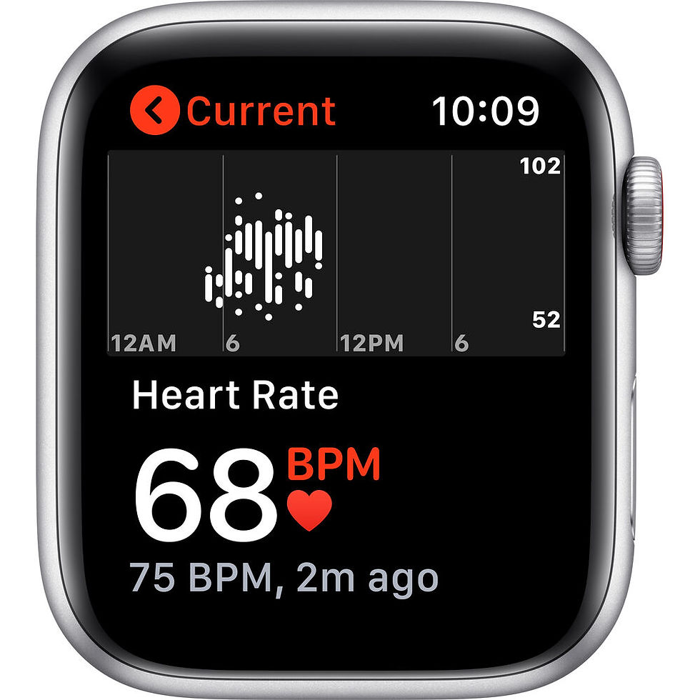 Thumbnail: Apple Watch SE (GPS + Cellular, 44mm, Silver Aluminum, Deep Navy Sport Loop Band