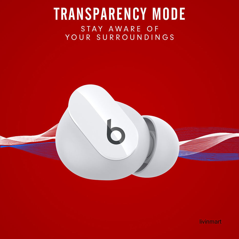 Thumbnail: Beats by Dr. Dre Studio Buds Noise-Canceling True Wireless In-Ear (Red )