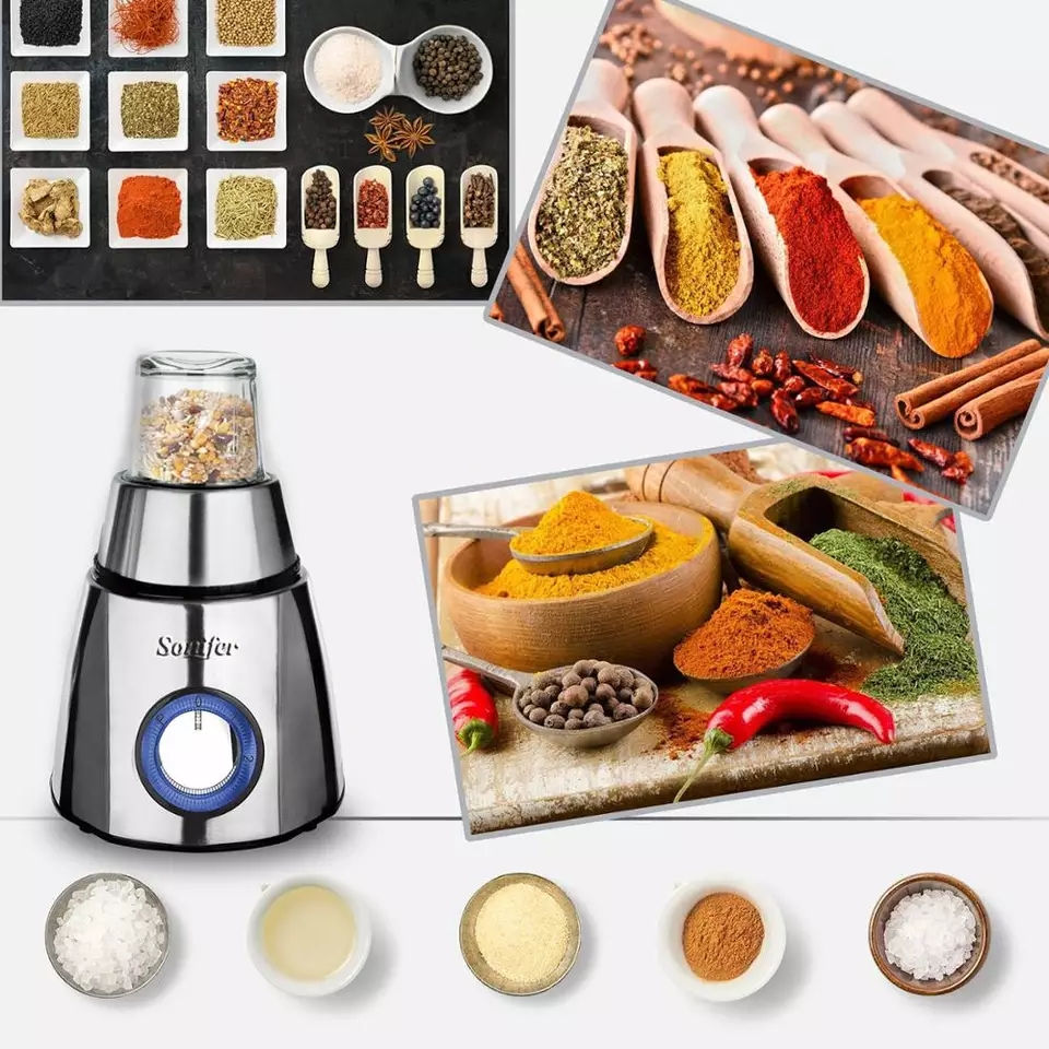 Thumbnail: Sonifer Blender 2 in 1 Mixers Meat Grinder Household Juicer Kitchen