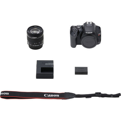 Thumbnail: Canon EOS Rebel SL3 DSLR Camera with 18-55mm Lens (Black)