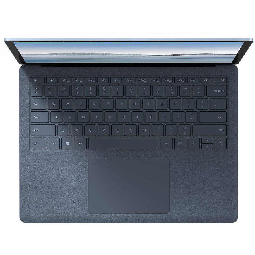 Thumbnail: Microsoft 13.5" Multi-Touch Surface Laptop 4 (Ice Blue, Alcantara)