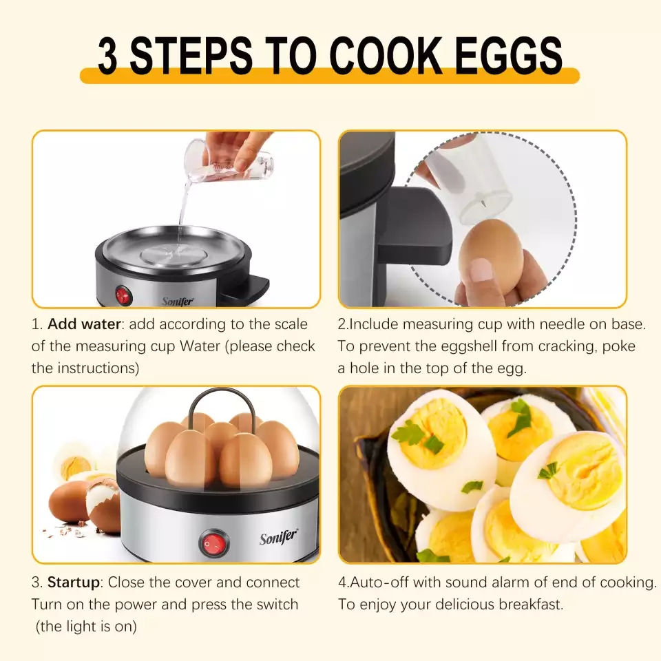 Thumbnail: Sonifer Electric Egg Boiler Cooker