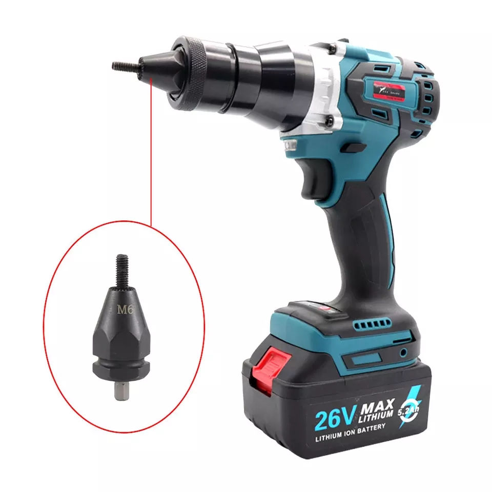 Thumbnail: Hifeson High Quality M3-M4-M5-M6-M8-M12 Electric Riveting Gun