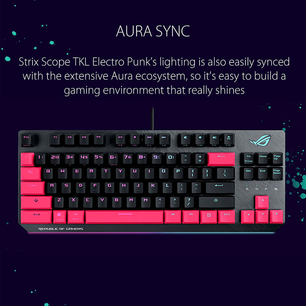 Thumbnail: ASUS ROG Strix Scope TKL Electro Punk Mechanical Gaming Keyboard