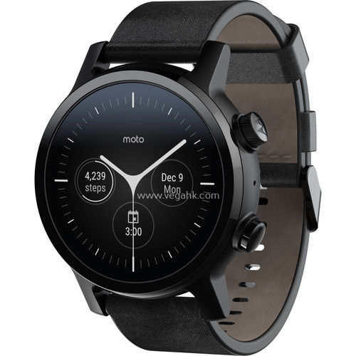 Thumbnail: Moto 360 Smartwatch with Wear OS (Gen 3, Phantom Black)
