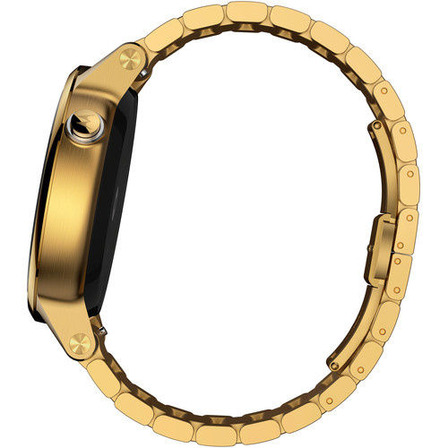 Thumbnail: Moto 2nd Gen Moto 360 42mm Men's Smartwatch (Gold, Gold Metal Band)
