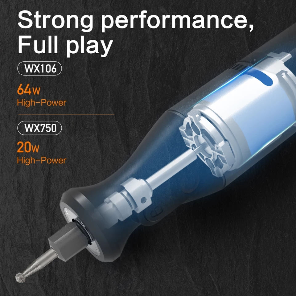 Thumbnail: Worx 4V/8V Rotary Tool USB Charger WX106/WX750 Cordless Mini