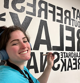 Breakroom Mural Selfie