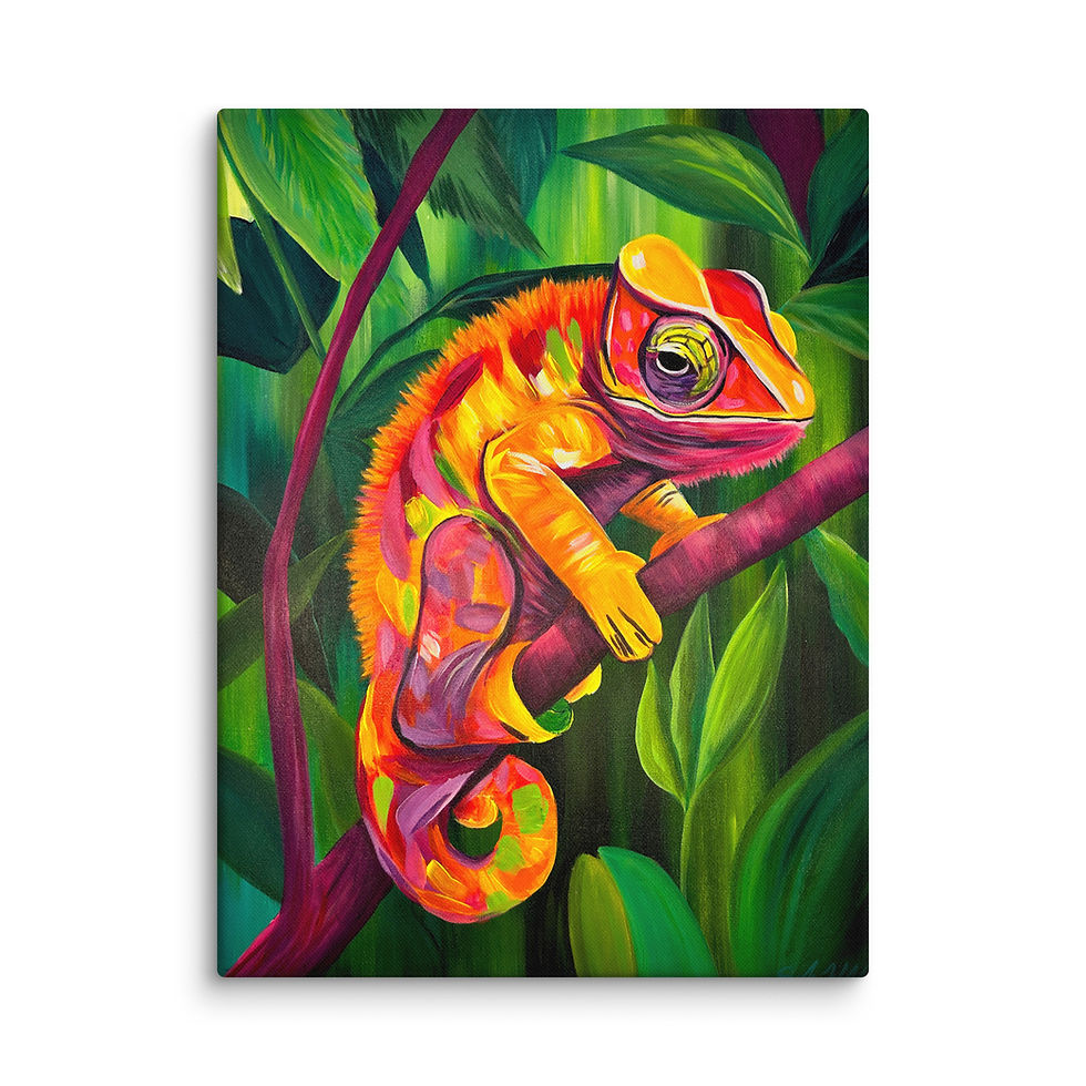 Thumbnail: “Color Code: Chameleon” Canvas