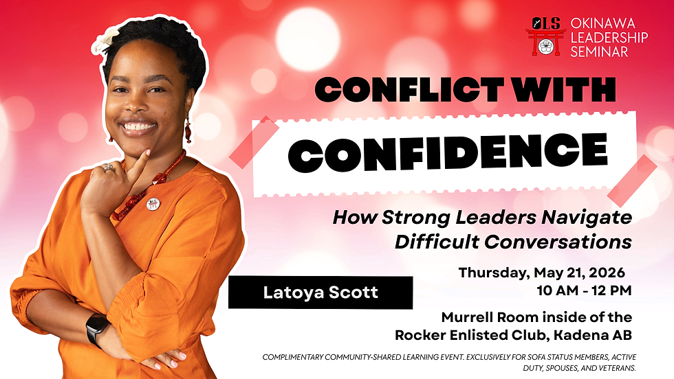 May's Lunch & Learn: “Conflict with Confidence” with Latoya Scott