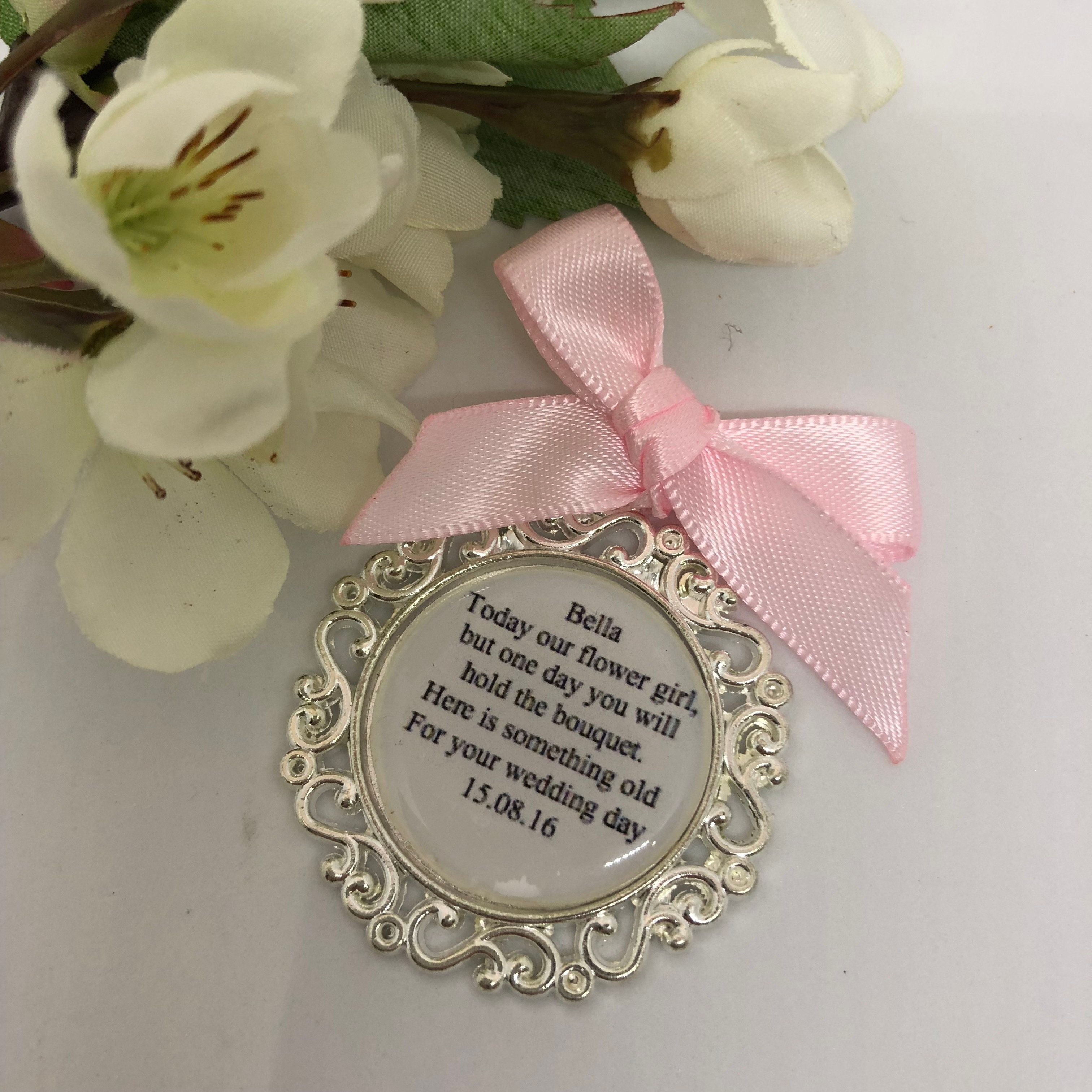 SHILO - Silver Flower Girl Charm