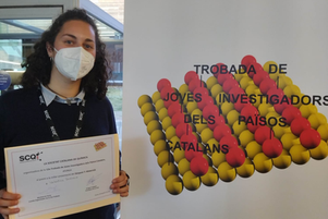 Valentina Iannace wins an Oral Presentation Award in 12a Trobada de Joves Investigadors dels Països Catalans
