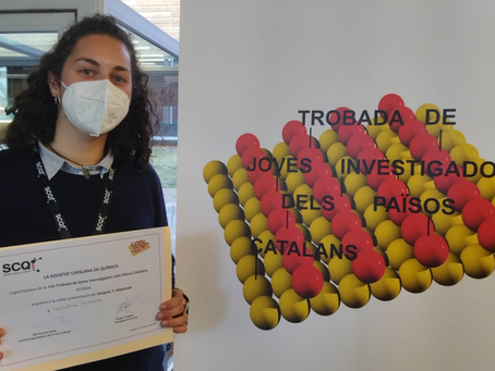 Valentina Iannace wins an Oral Presentation Award in 12a Trobada de Joves Investigadors dels Països Catalans