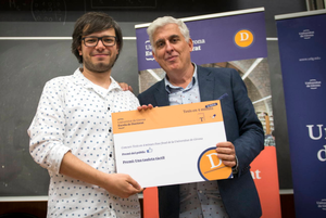 Steven Roldán wins the public prize in "Your Thesis in 4 Minutes" contest