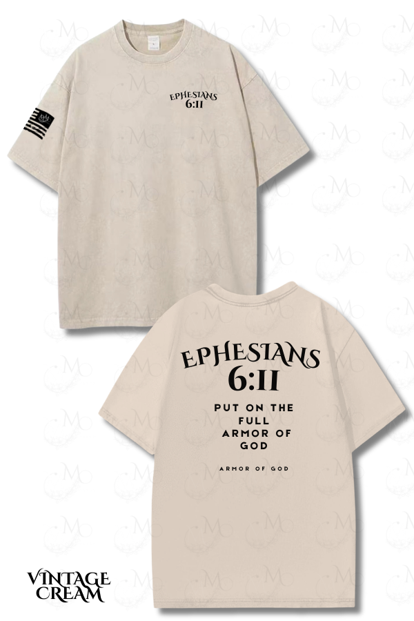 Thumbnail: Ephesians 6:11 | Armor of God – Vintage Wash Tee