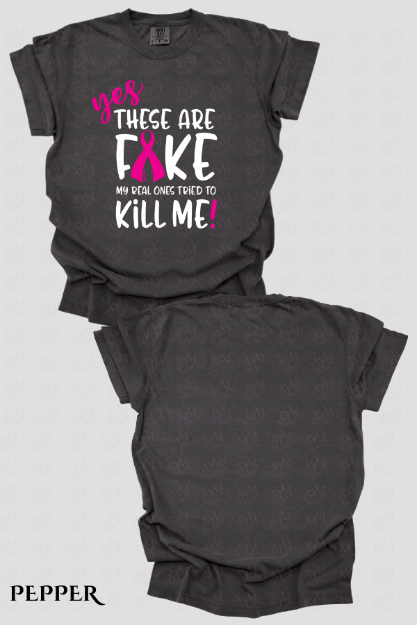 Thumbnail: Yes These are Fake Breast Cancer Awareness Garment-Dyed Comfort Color