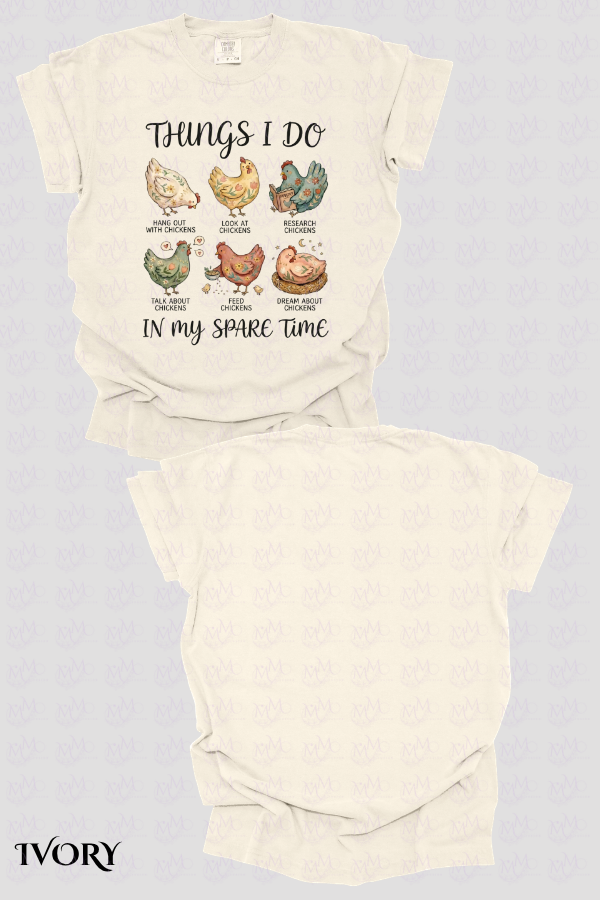 Thumbnail: Things I Do in my Spare Time Garment-Dyed Comfort Colors