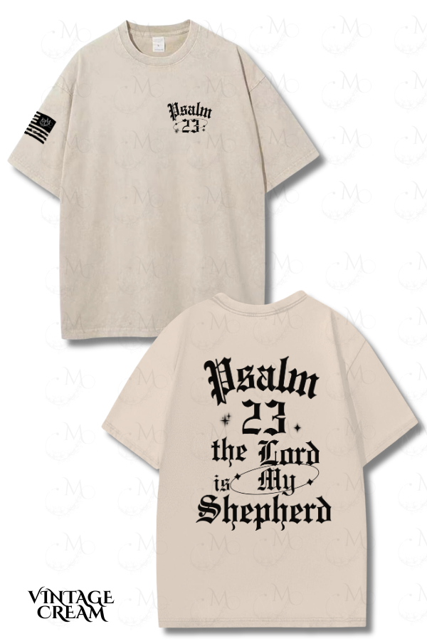 Thumbnail: Psalm 23 - The Lord is my Shepherd  – Vintage Wash Tee